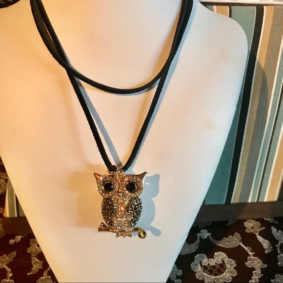 Owl Pendant Necklace - Picture 10 of 14